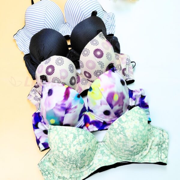 Combo B Print Wire Bra