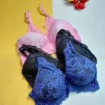 Combo B Lace Wireless Bra (3 pcs) [40 To 44 Size]