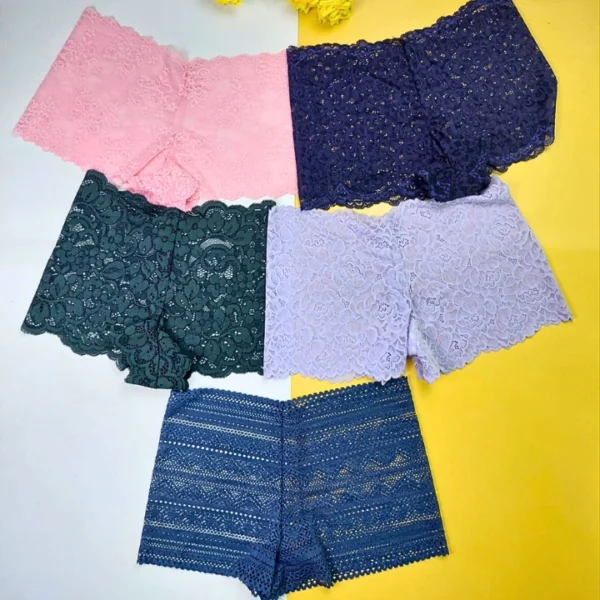 Combo B Box Net Panty (5 pcs)