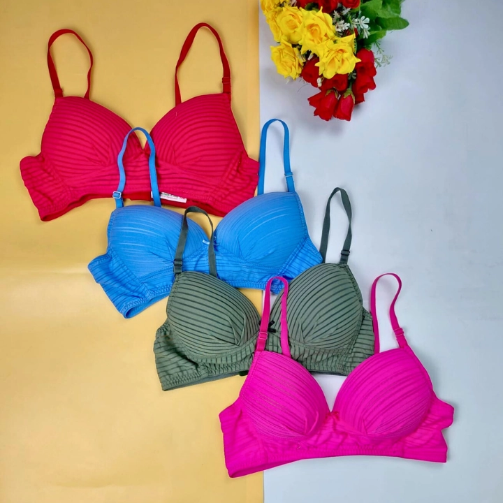 24 Combo L Divine Foam Wireless Bra (4 pcs)