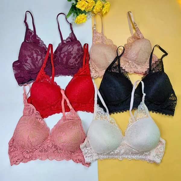 Combo G Lace Wireless Bra (6 pcs)