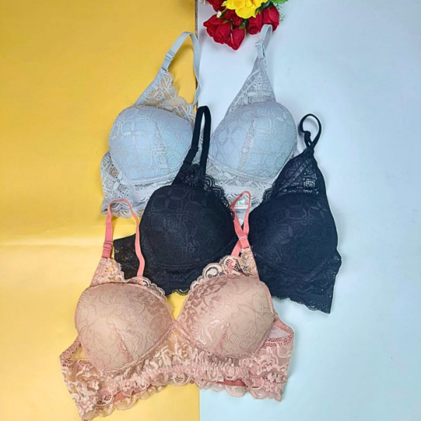 Combo N Lace Wireless Bra (3 pcs)