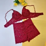 Lace Wireless Bra Panty Set