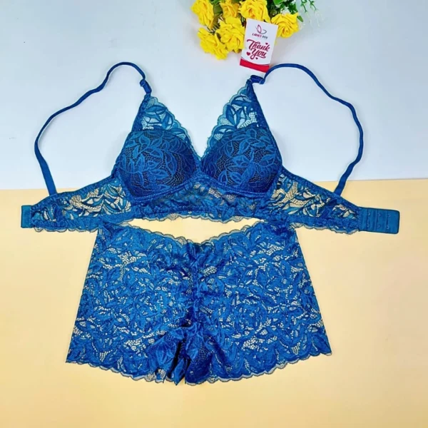 Lace Wireless Bra Panty Set